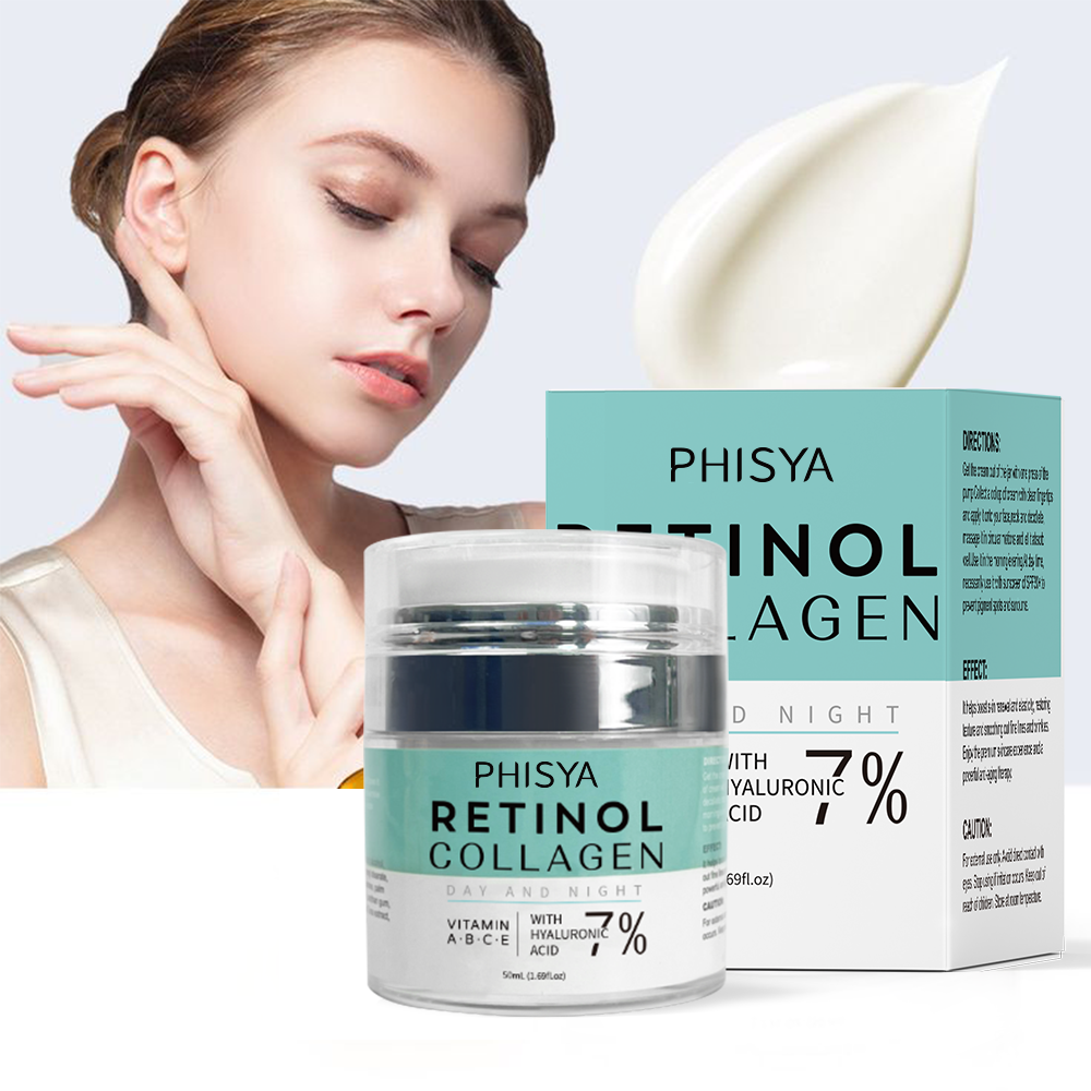 Custom Logo Day Night Retinol Collagen Face Wholesale Deluxe Anti Aging Moisturizer Beauty Reduce Wrinkles Fine Lines Cream