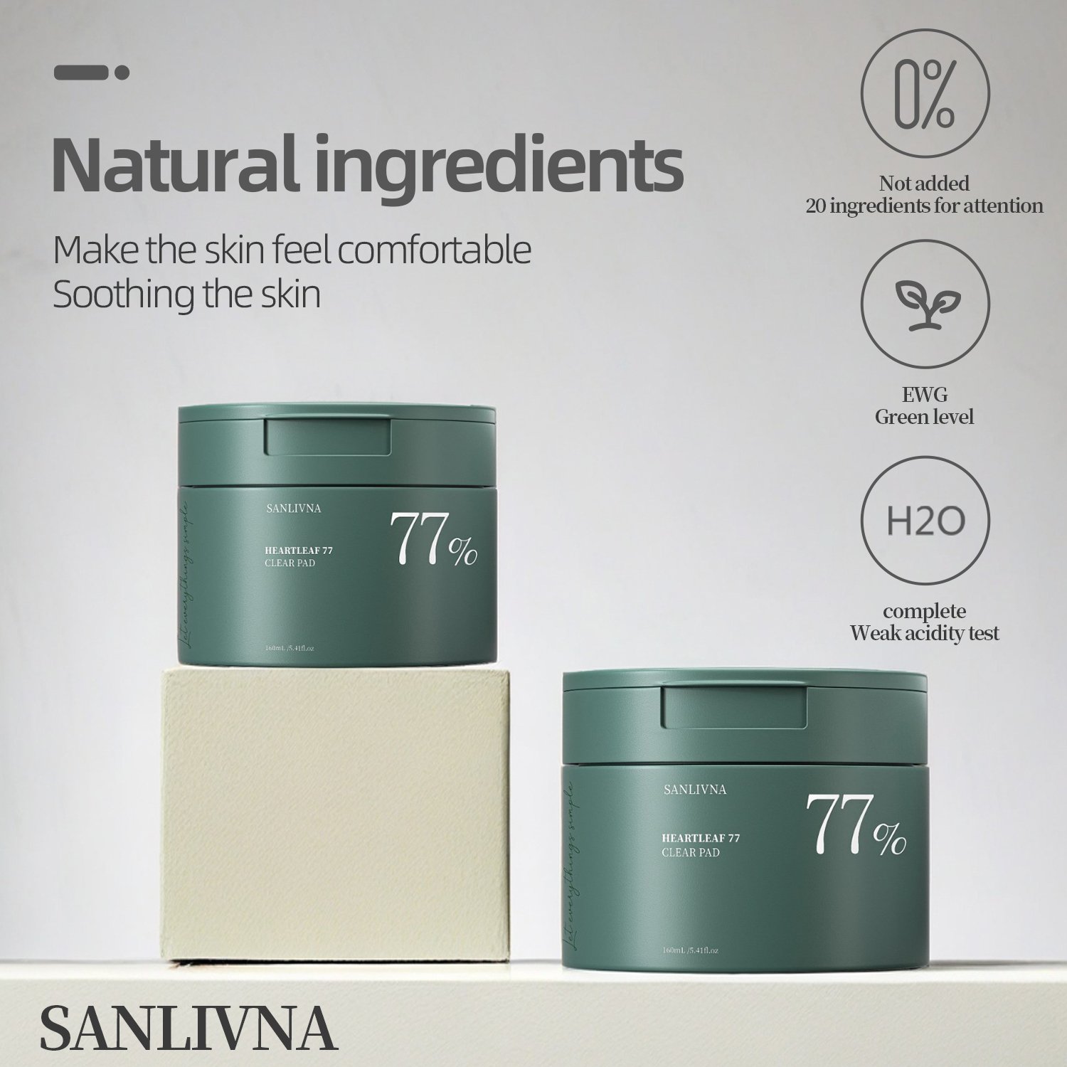 Toner Pads Heartleaf 77 Clear Pad 70Pads Korean Premium Facial Toner Pads Korean Skincare Smooth Double Sided