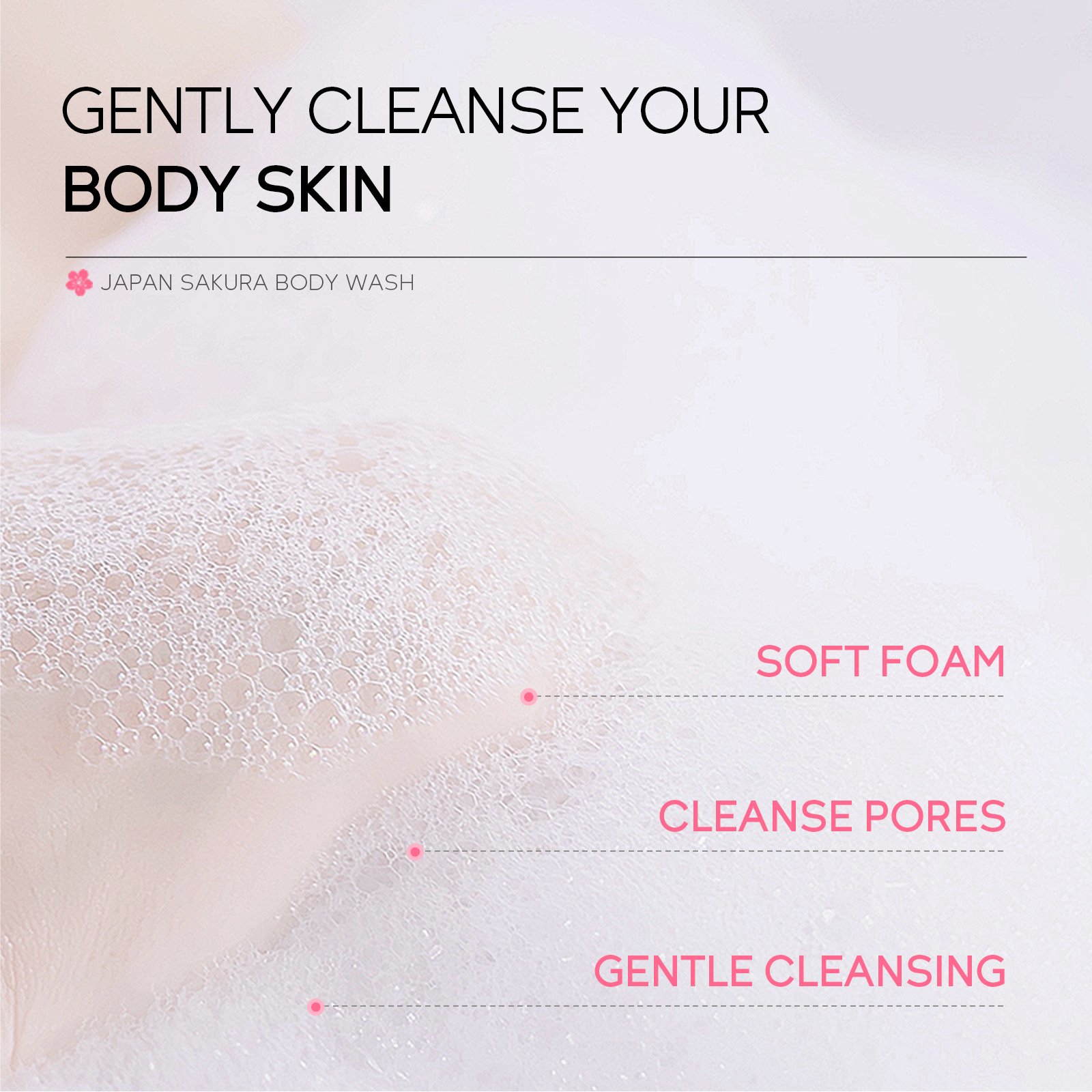 LAIKOU 100ml Private Label Natural Organic Bath Care for Skin Washing Body Wash Liquid Soap Whitening Body Shower Gel Body Wash