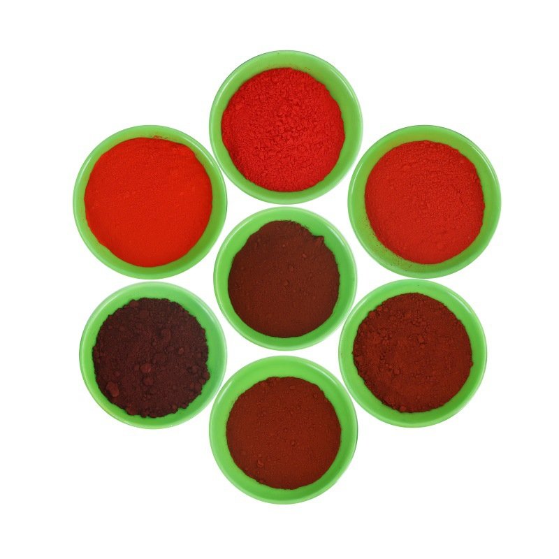 Iron Oxide Red 130 Iron Trioxide Inorganic chemical Pigment Color Brick Iron Red Powder Water Paint