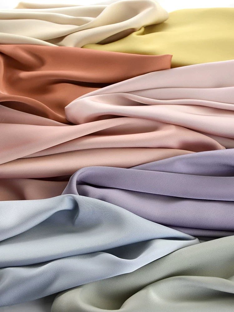 Chinese factory price 100% polyester satin fabric dull satin fabric dress bridal satin uniform fabric 120gsm