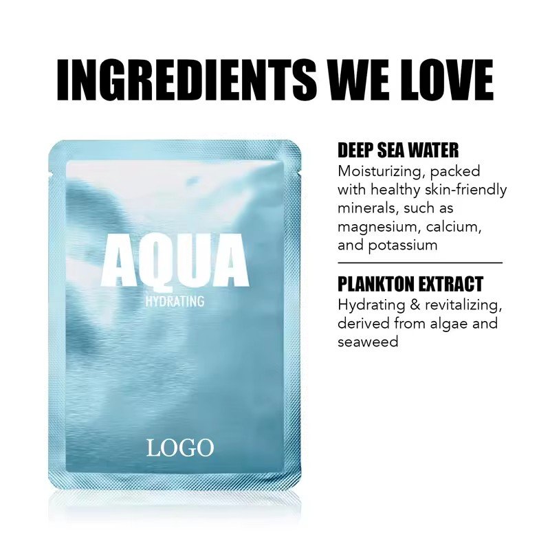 skin care hydrating mono-sheet tape facial mask aloe vera plant mask types plant extract skin care face masks beauty
