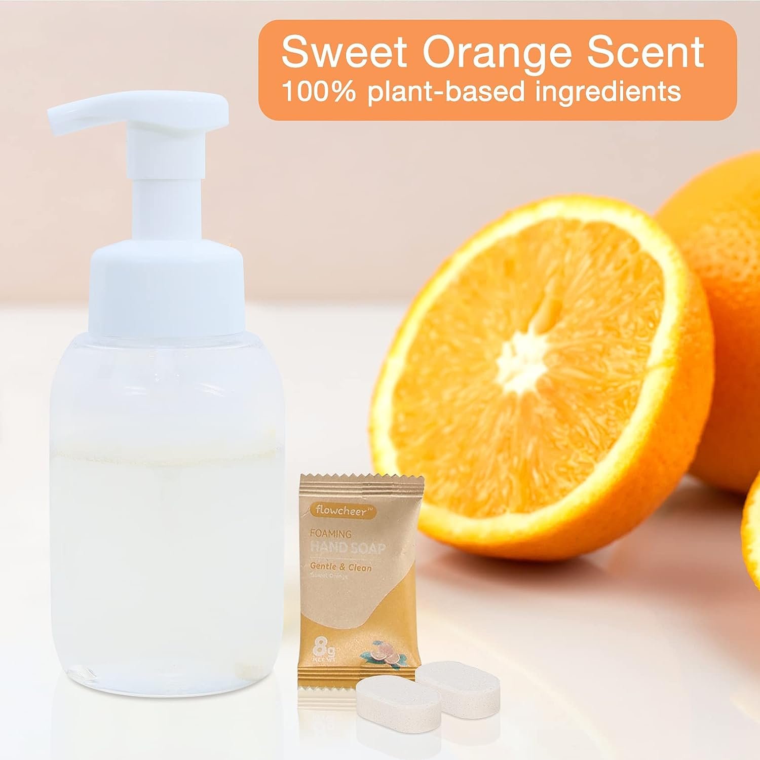 Eco -friendly Organic Natural Cleaner Tablet Hand Wash Foaming Hand Soap effervescent Tablet