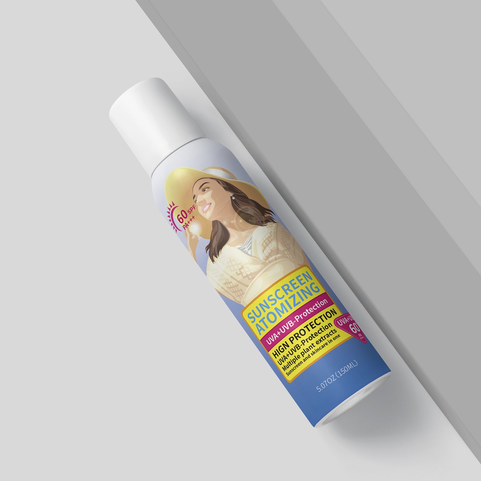 OEM Sunscreen Manufacturer Eco-friendly Zinc Sunscreen SPF 60 Private Label Waterproof Sunscreen Mist Spray