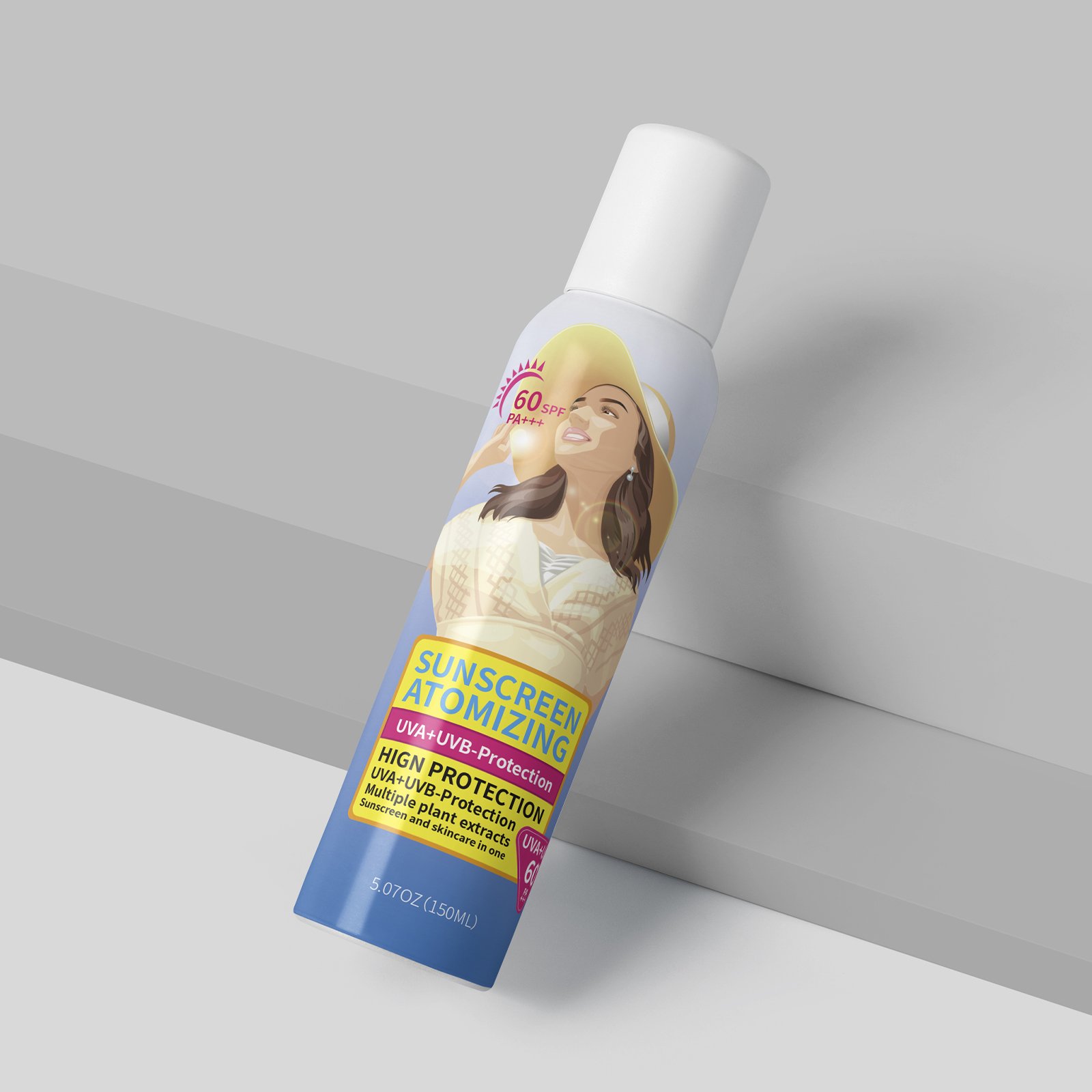 OEM Sunscreen Manufacturer Eco-friendly Zinc Sunscreen SPF 60 Private Label Waterproof Sunscreen Mist Spray
