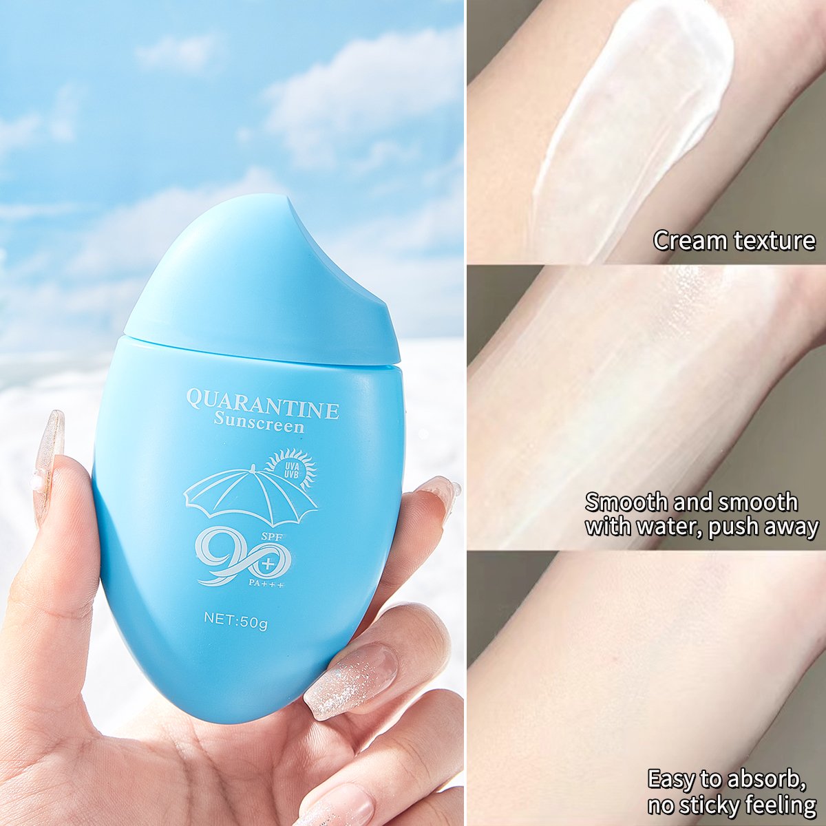 Sun Cream Prevent Sunburn Tanning Cream Protective Sunscreen SPF50 PA +++ Wholesale Skin Protector Waterproof Sunblock Lotion