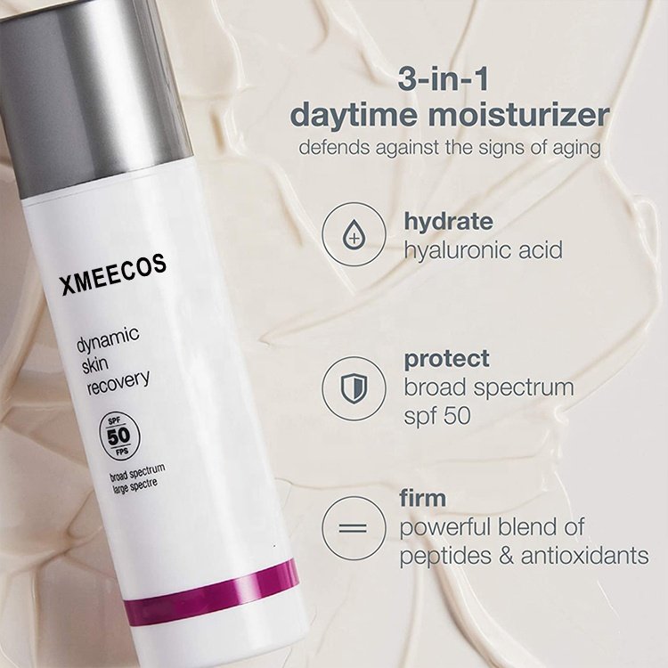 Hot Sale OEM Moisturizing Whitening Sun Block Cream Long-lasting Waterproof Sweatproof Vitamin C SPF 50 Face Sunscreen