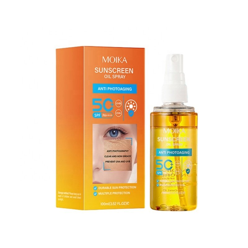 Low MOQ Private Label Lightweight Face Sun Cream Moisturizing Sunblock Lotion Broad-Spectrum SPF 50 Sunscreen