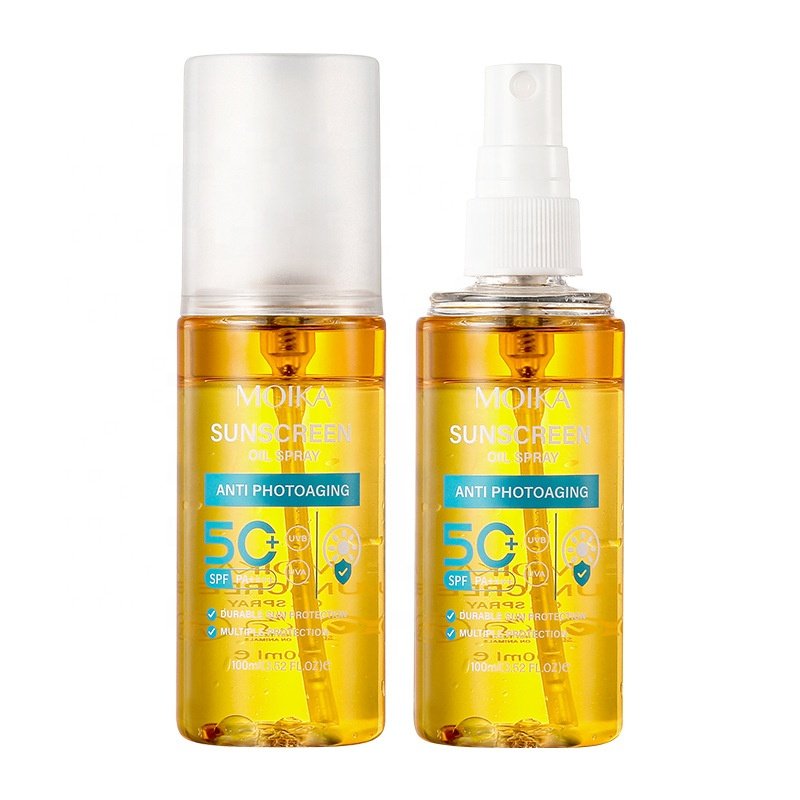 Low MOQ Private Label Lightweight Face Sun Cream Moisturizing Sunblock Lotion Broad-Spectrum SPF 50 Sunscreen