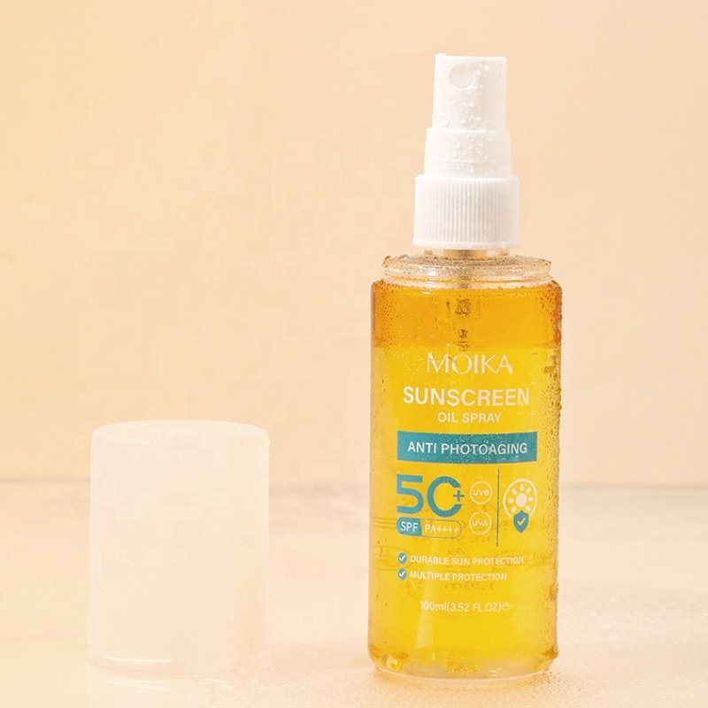 Low MOQ Private Label Lightweight Face Sun Cream Moisturizing Sunblock Lotion Broad-Spectrum SPF 50 Sunscreen