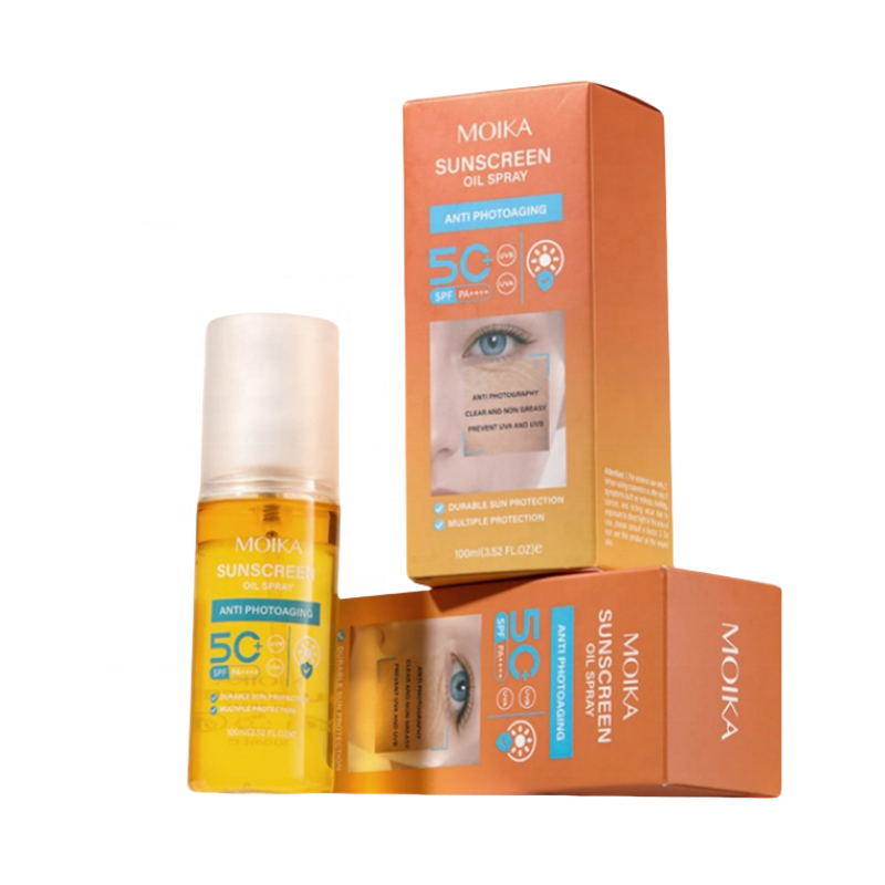 Low MOQ Private Label Lightweight Face Sun Cream Moisturizing Sunblock Lotion Broad-Spectrum SPF 50 Sunscreen