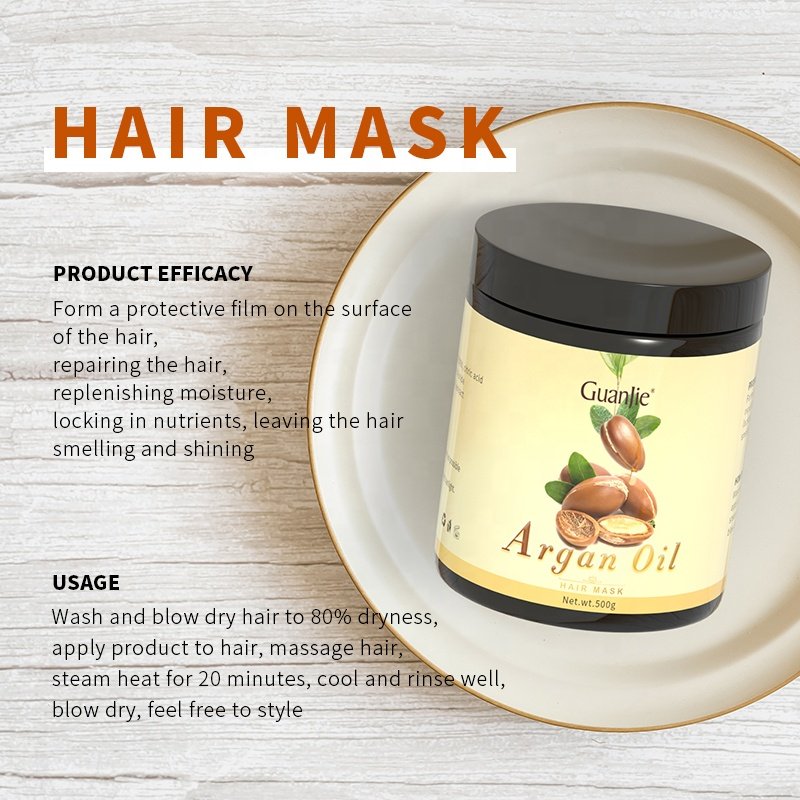 OEM Manufacturers Organic Hydrating Collagen Hair Treatment Argan Oil Deep Moisture Smoothing Curly Hair Conditioner Hair Mask