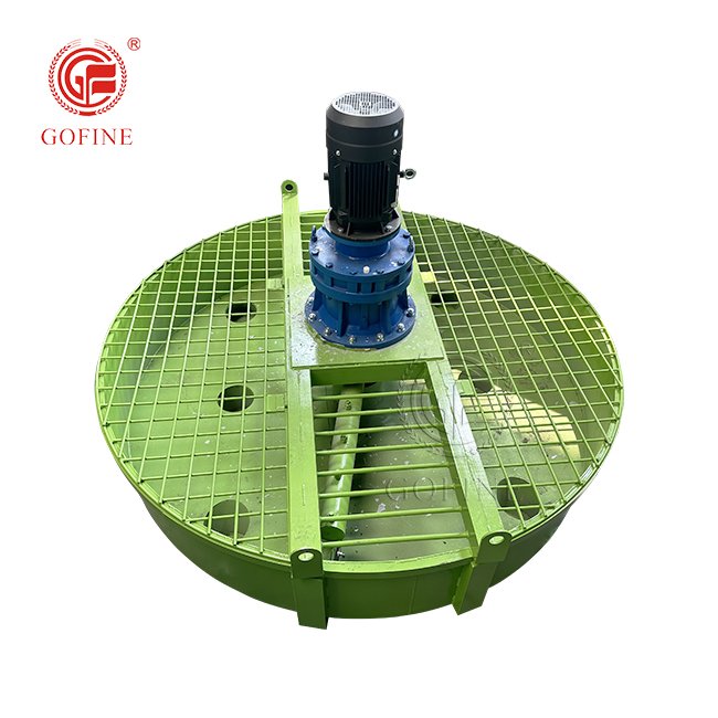 Automatic continuous discharging pan mixer fertilizer mixing equipment
