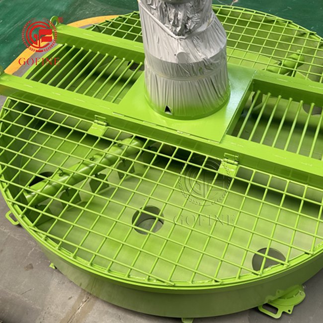 Automatic continuous discharging pan mixer fertilizer mixing equipment