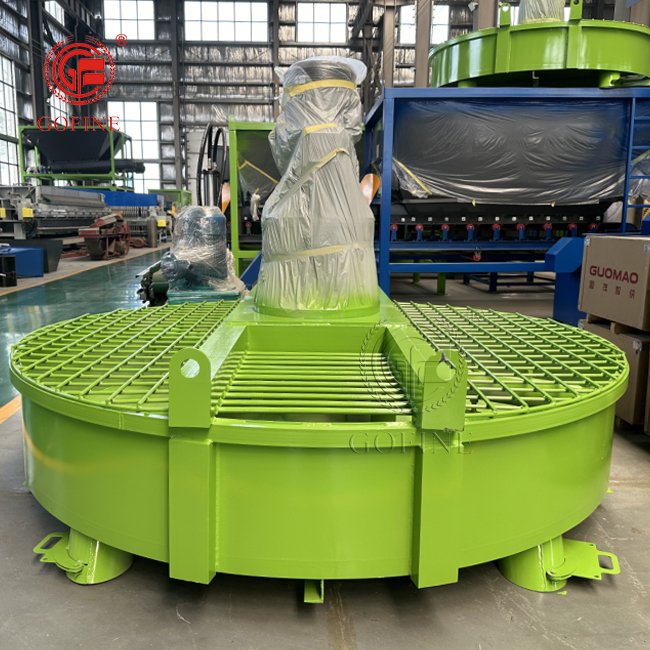 Automatic continuous discharging pan mixer fertilizer mixing equipment