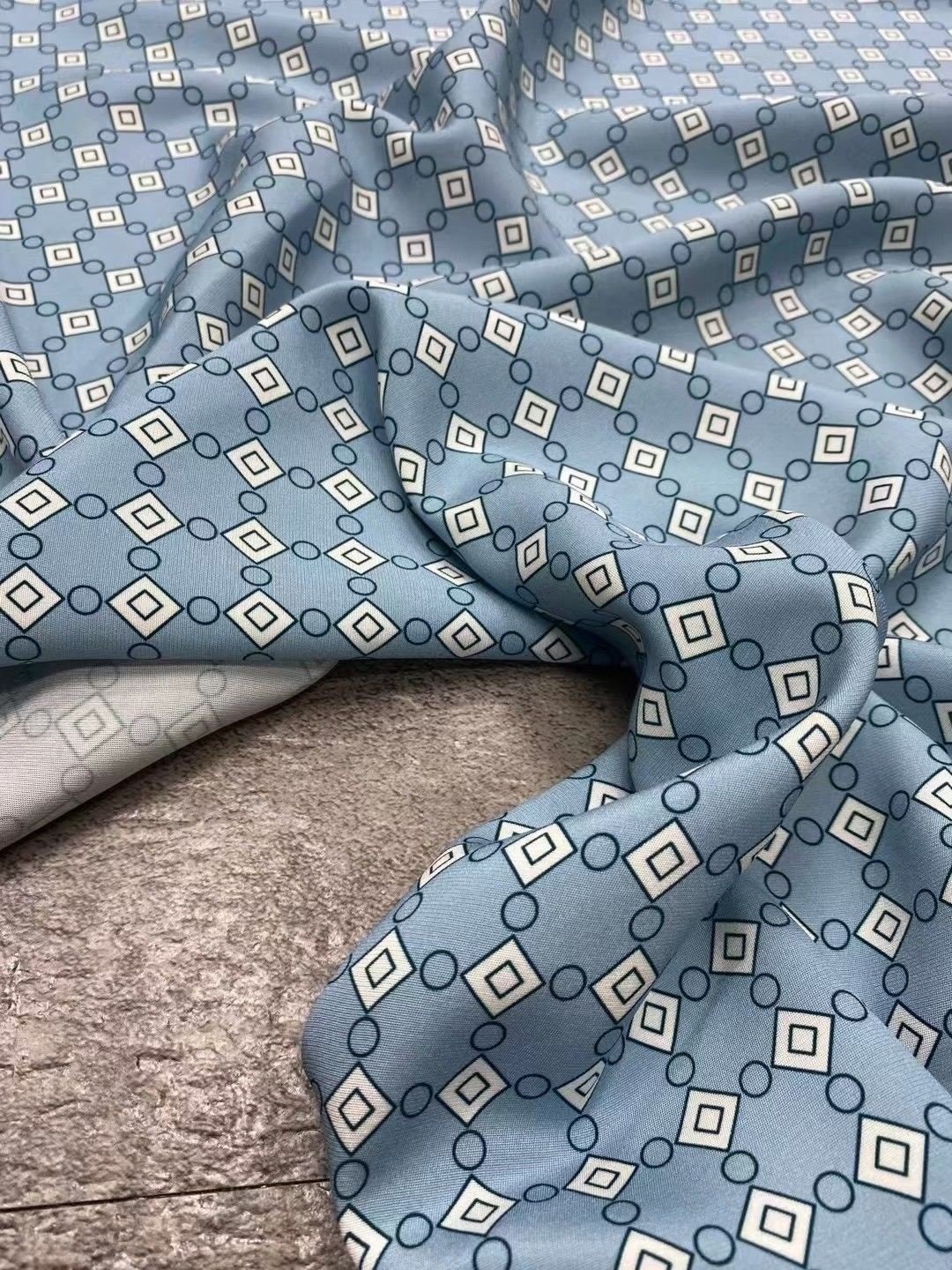 Soft Silk Smooth Printed Fabric - Premium Quality Prints - Textile Digital Print Fabrics For Garment Style Manufacturing