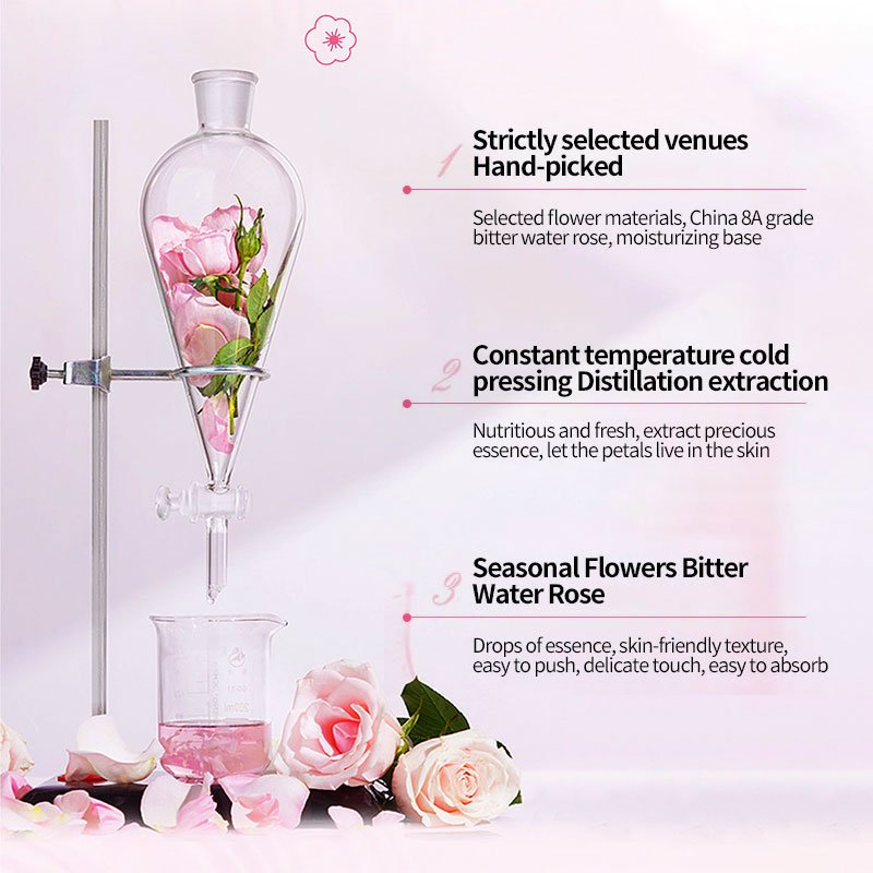 Customized Own Logo Skin Illuminating Rose Elixir Organic Vegan Anti Wrinkle Facial Age Glow New 24K Gold Rose Oil Face Serum