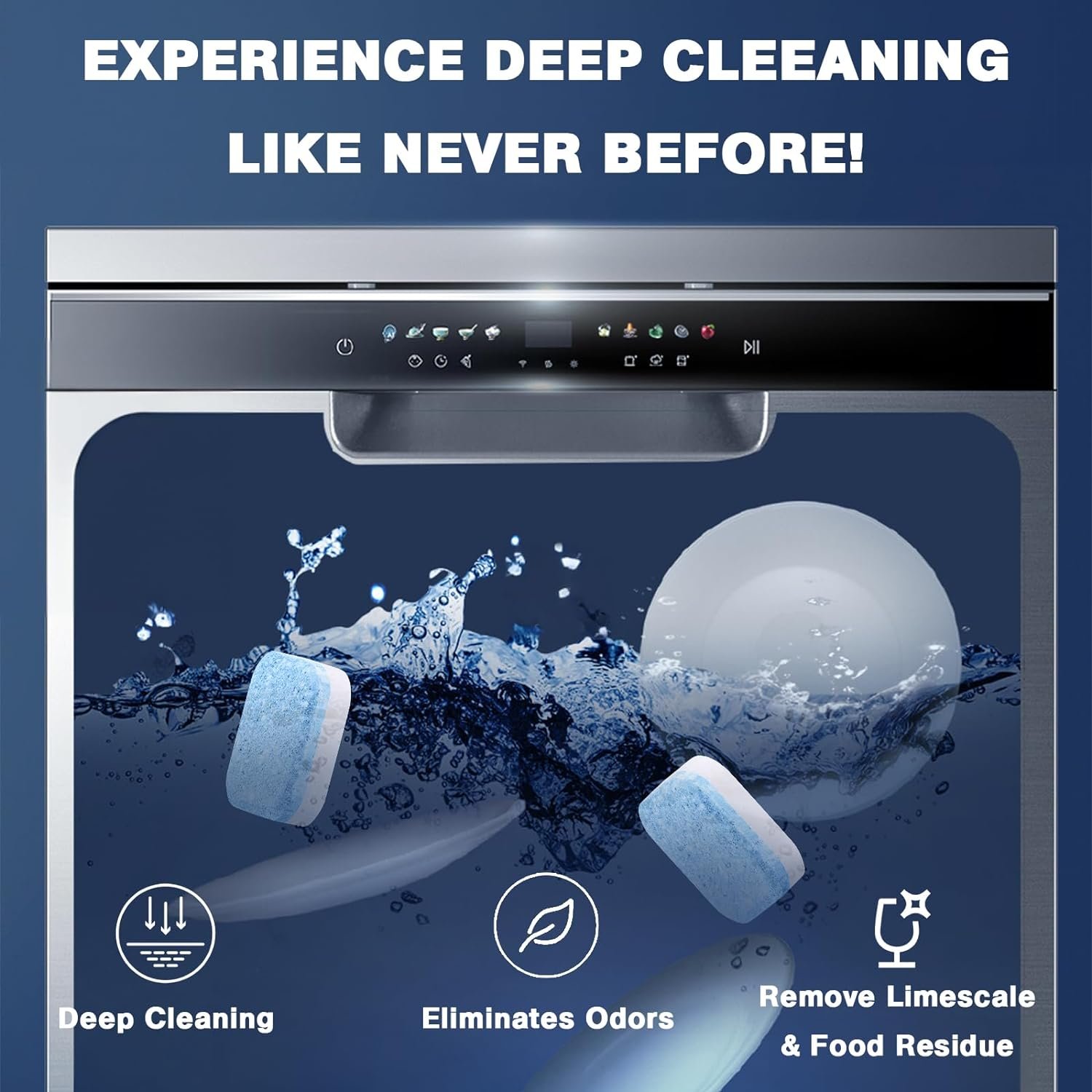 Large Effervesc Organic Dishwasher Tablets For Kitchen Household