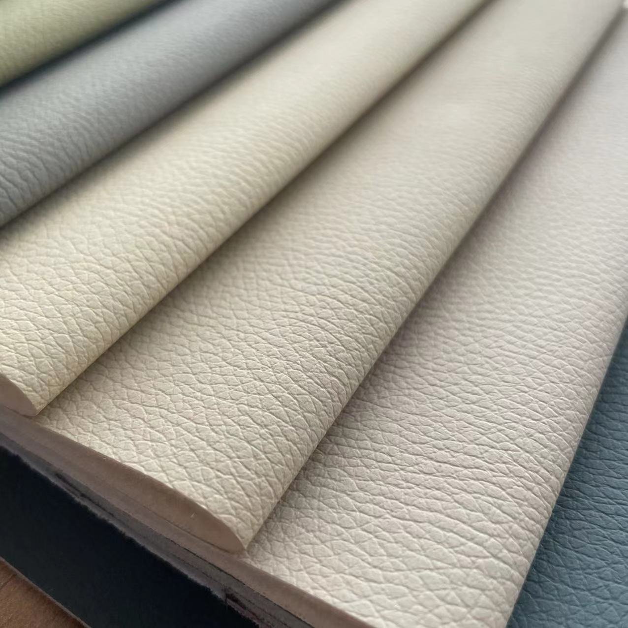 cheap price PVC vinyl faux leather fabric for pillow, bed, chair, seat cover