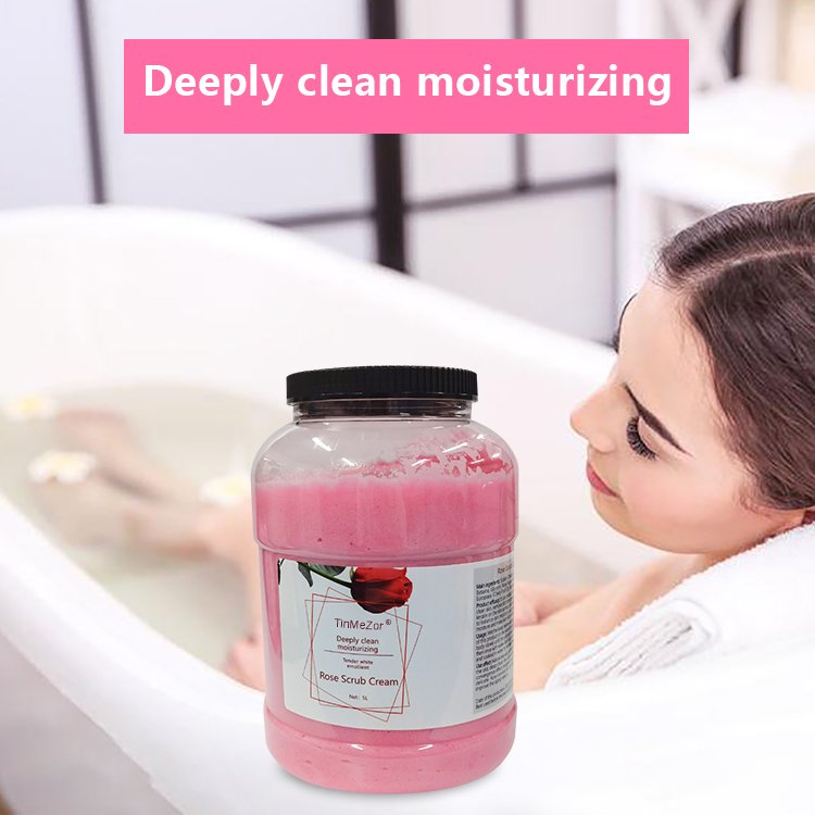 Professional spa scrub cream private label lavender/rose /matcha body scrub exfoliating vegan cream scrub