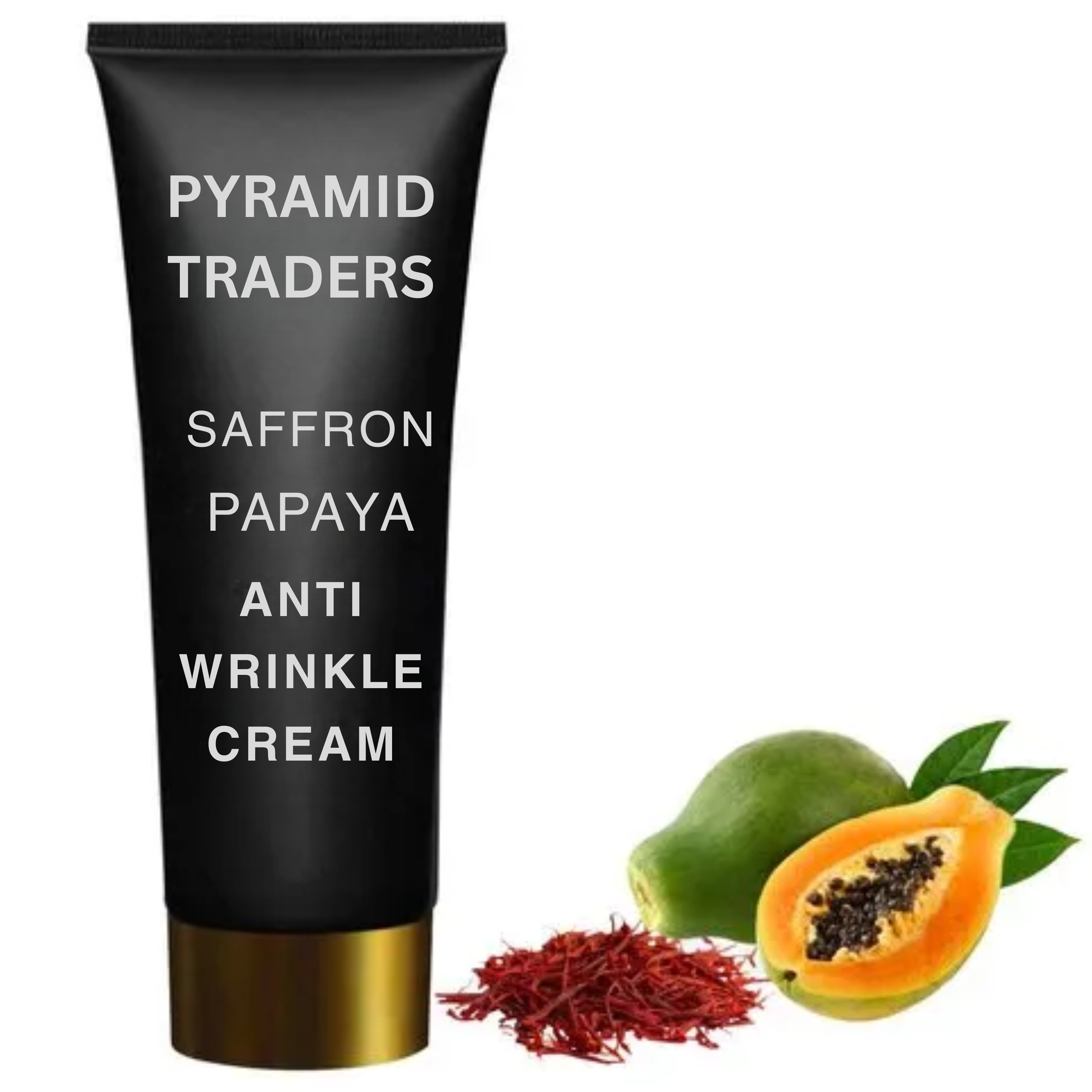 Saffron Papaya Anti Wrinkle Cream 30g To 800g Unisex Natural Minimizing Signs Of Aging And Dark Spots Enriched With Vitamin C