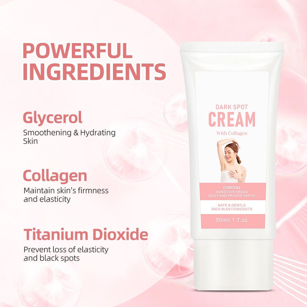 Organic Dark Spot Corrector Cream Armpit Underarm And Body Collagen Whitening Skin Care Full Body Whitening Cream For Dark Spots