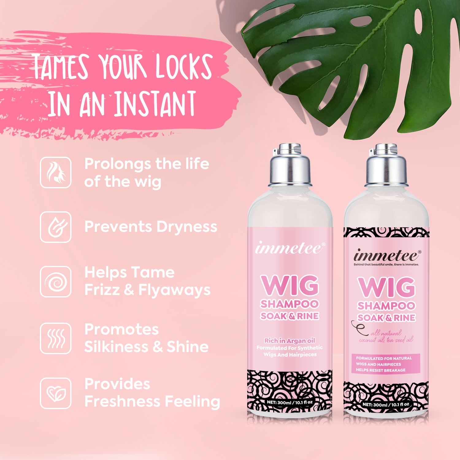 Wigs Care Shampoo Beauty Synthetic Hair Wig Shampoo Soak & Rinse Wig Shampoo And Conditioner Private Label