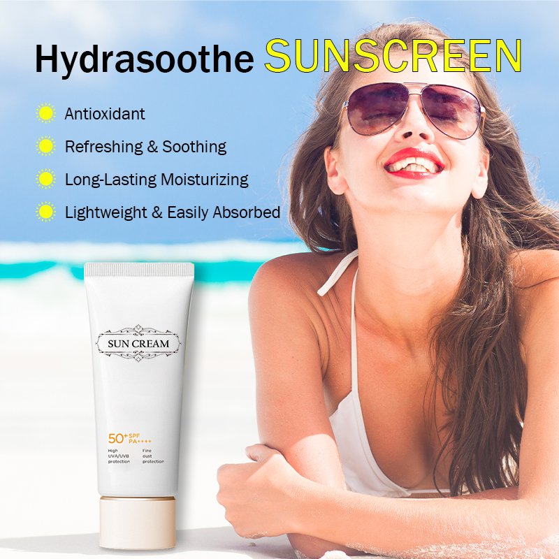 Private Label Wholesale Moisturizing Hydrating Sunscreen Spf 90 Sun Cream Sunscreen Protect UVA And UVB Sunscreen Cream