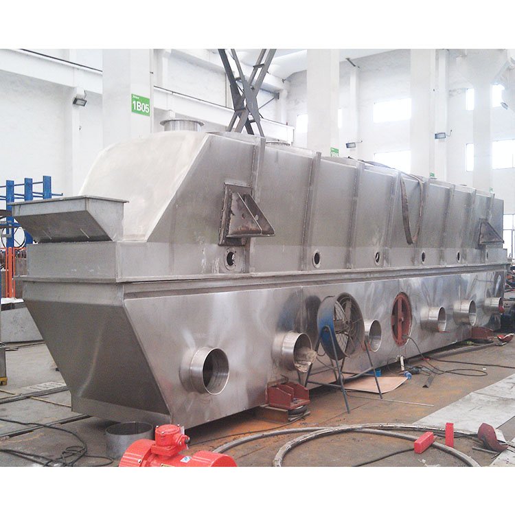 6m x 0.6m Vibrating Fluidized Bed Dryer Borax Ammonium Sulfate Pellets Bread Crumb Crumb Sour Plum Crystals
