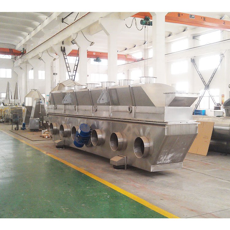 6m x 0.6m Vibrating Fluidized Bed Dryer Borax Ammonium Sulfate Pellets Bread Crumb Crumb Sour Plum Crystals