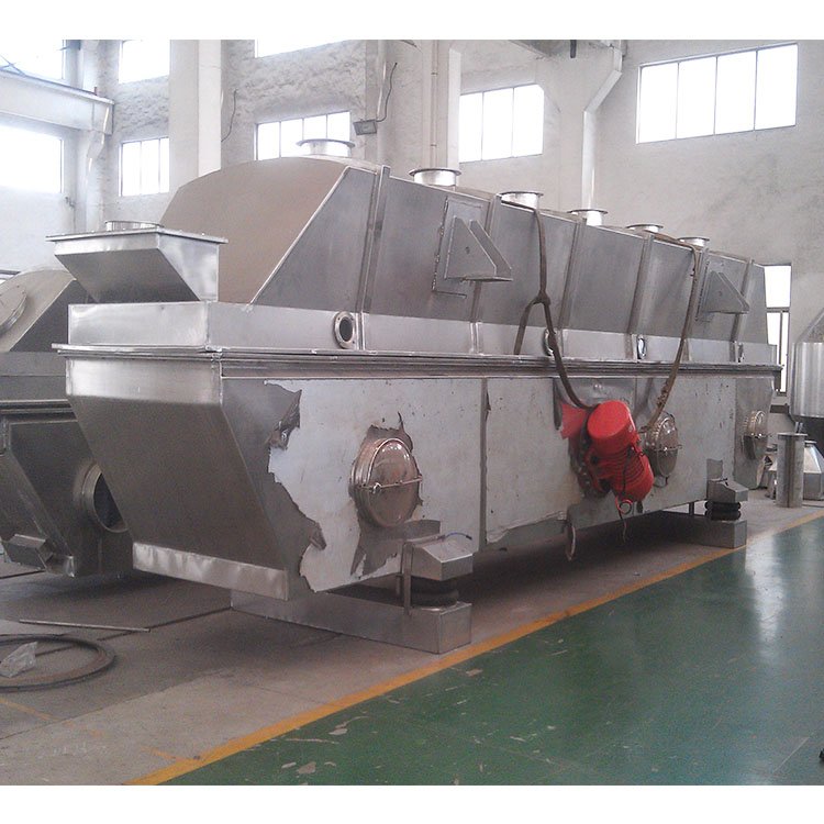6m x 0.6m Vibrating Fluidized Bed Dryer Borax Ammonium Sulfate Pellets Bread Crumb Crumb Sour Plum Crystals