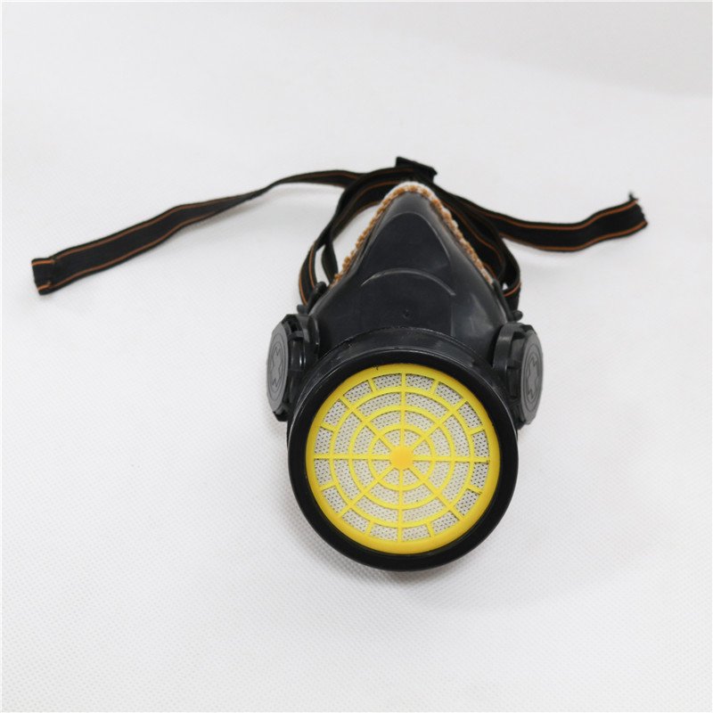 Replaceable filter gas mask anti toxic gas mask industry half face safety gas mask