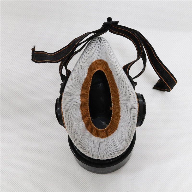 Replaceable filter gas mask anti toxic gas mask industry half face safety gas mask