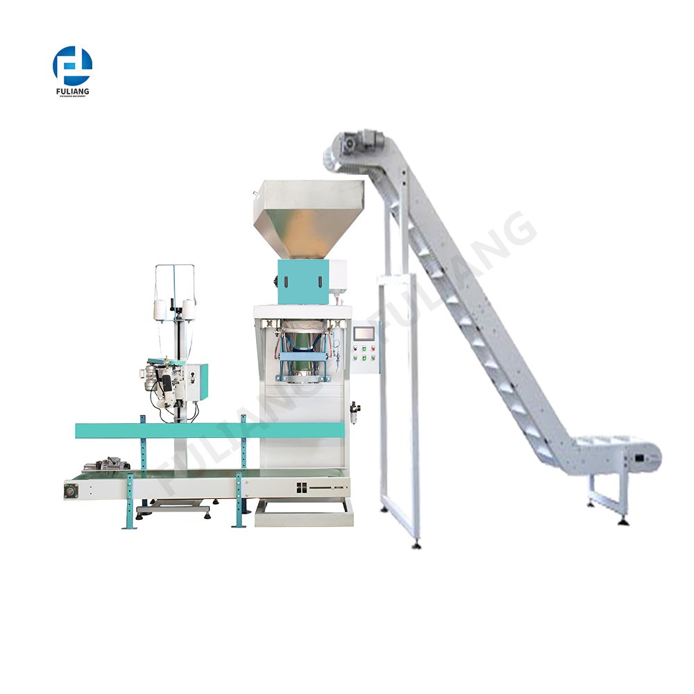 5kg 10kg 15kg 20kg 50kg Organic Fertilizer Packing Machine Sugar Grains Beans Feed Plastic Wood Pellets Packing Machine