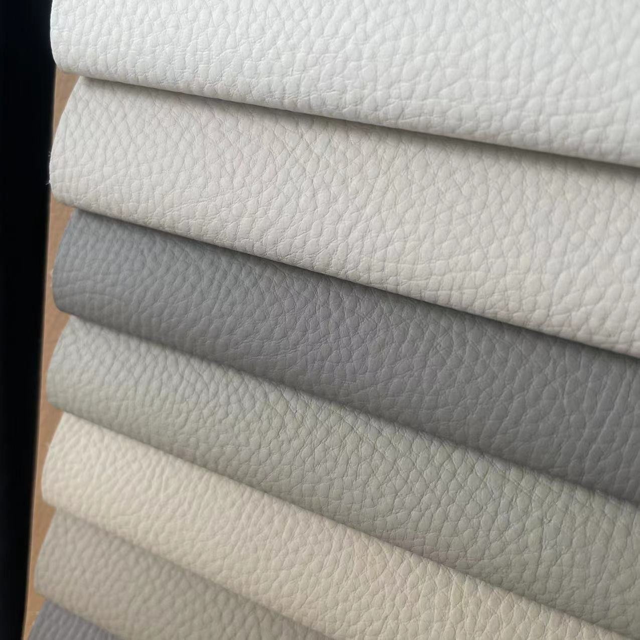 Eco PU PVC vinyl faux imitation artificial stain resistance leather sofa fabric for upholstery, armchair, couch, bed, car seat