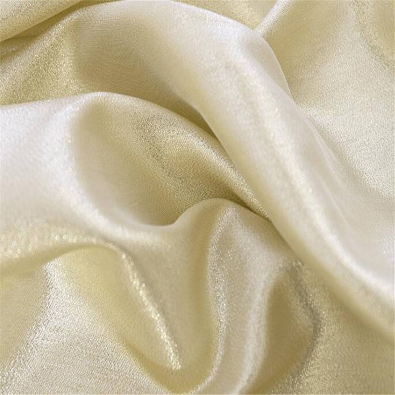 New Comfortable Shiny Silk Jacquard Brocade Fabric Lurex Organic 100% Polyester for Evening Dress Costume