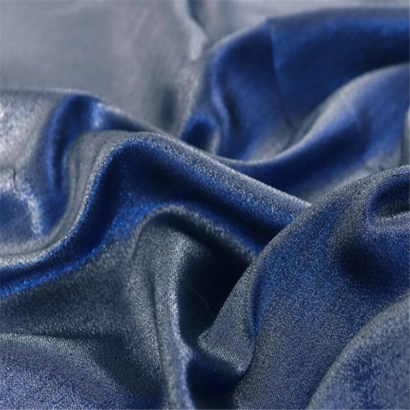 New Comfortable Shiny Silk Jacquard Brocade Fabric Lurex Organic 100% Polyester for Evening Dress Costume