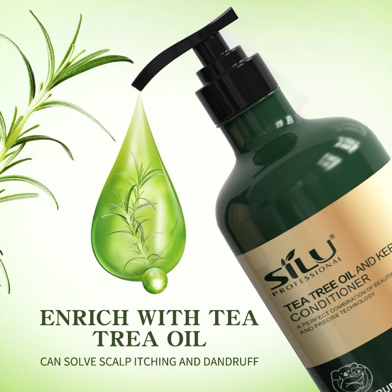 Private Label First Natural growth Organic 500 ml Anti Inflammatory Dandruff Tea Tree Oil Hair Shampoo And Conditioner Set