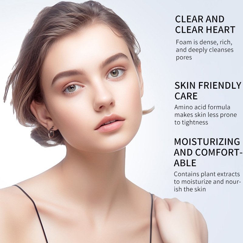 OEM FAYANKOU Organic Extract Perilla Amino Acid Oil Control Tender Clean Refreshing Facial Cleanser