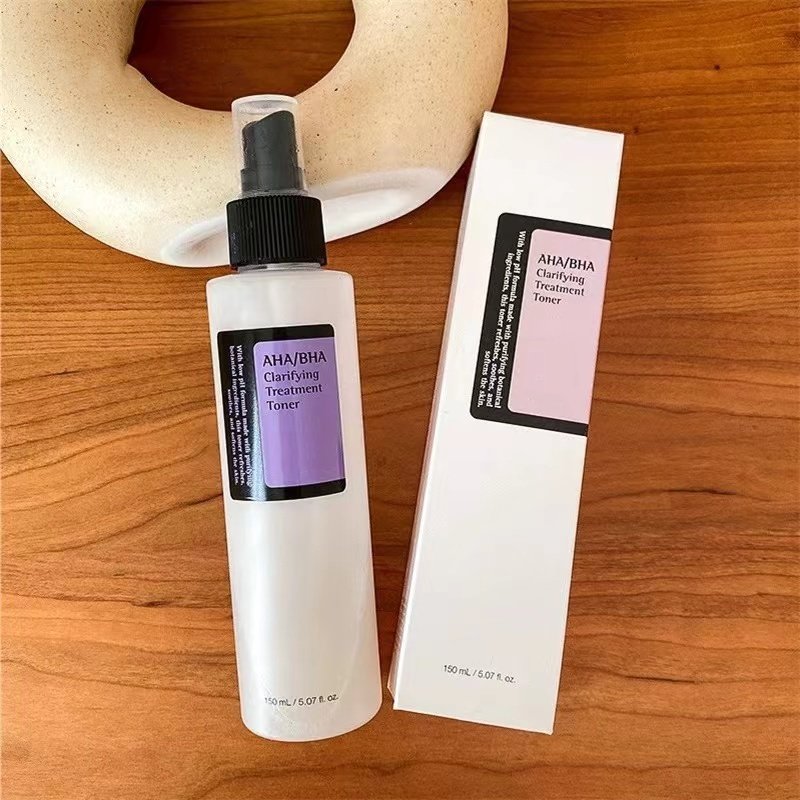 AHA/BHA Clarifying Skin Toner 150ml Smooth Face Serum Oil Control Shrink Pores Skin Whitening Korea Cosmetic Clarifying