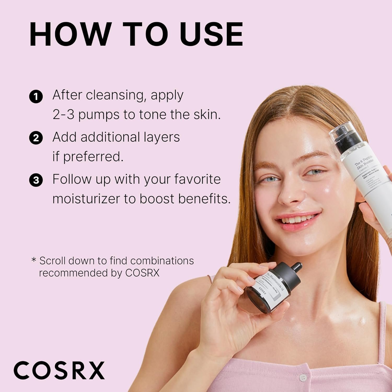 COSRX 6X Peptide Collagen Booster 150ml - Made in Korea Toner Serum Boosting Facial Essence Korean Beauty Skin Care Cosmetics