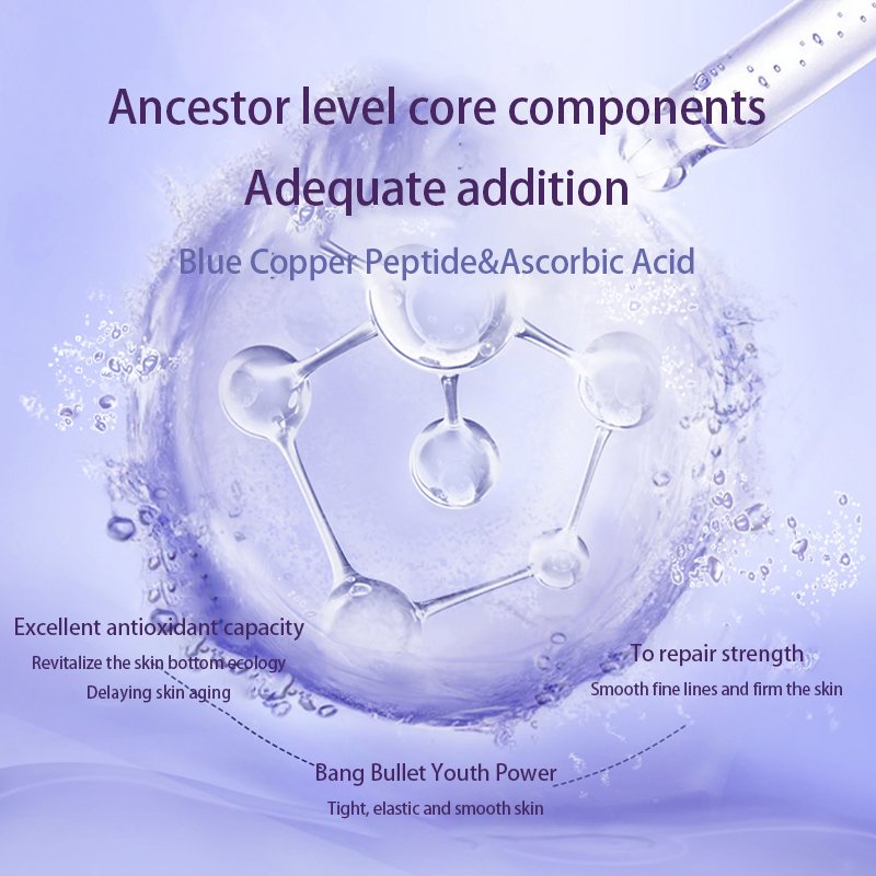 Refreshing Firming Blue Copper Peptide Freeze-Dried Tablet And Ampoule Essence Combination For Skin Care