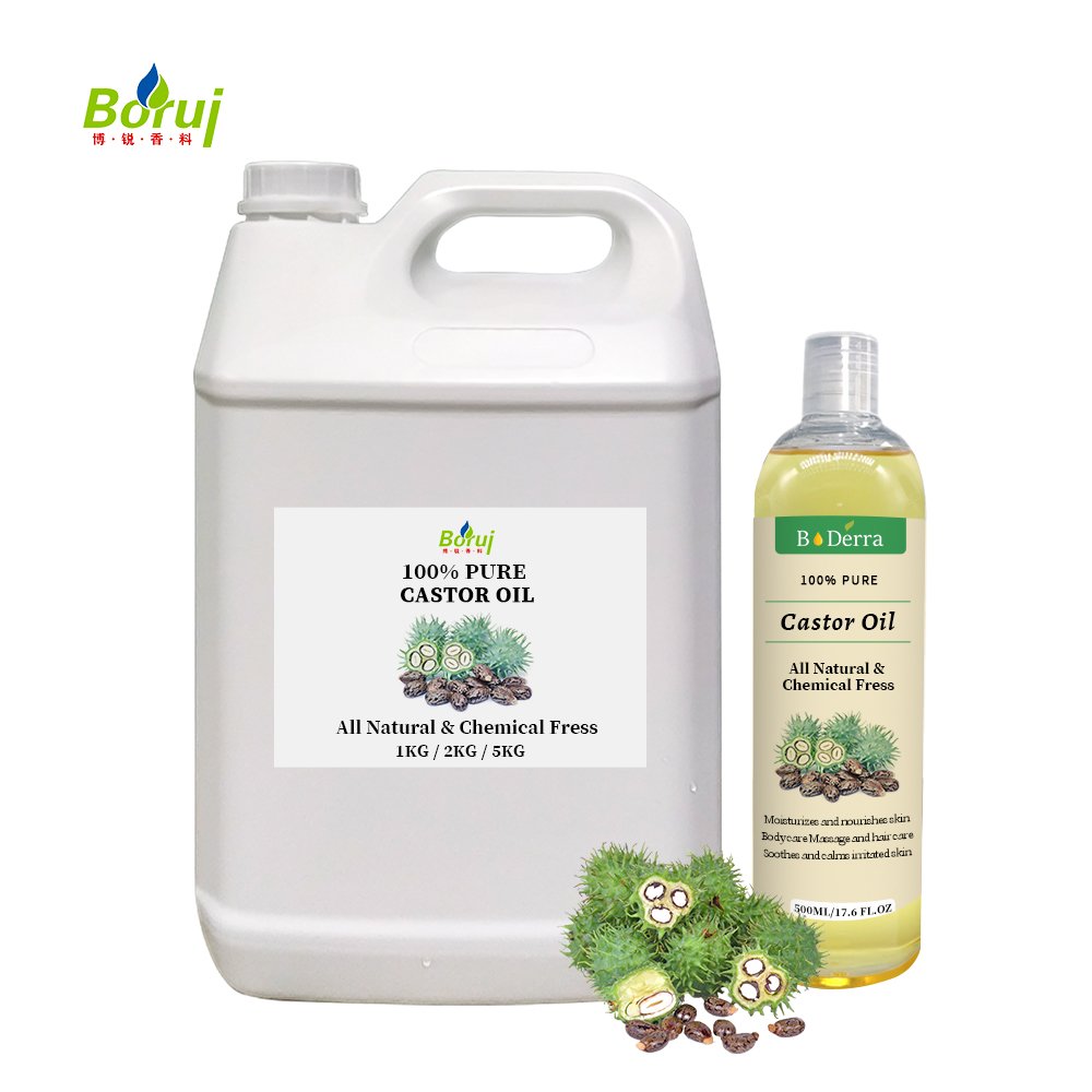Hot Sale Moisturizer Organic Castor Essential Oil Organic Refined black castor oil Massager Care Castor Oil