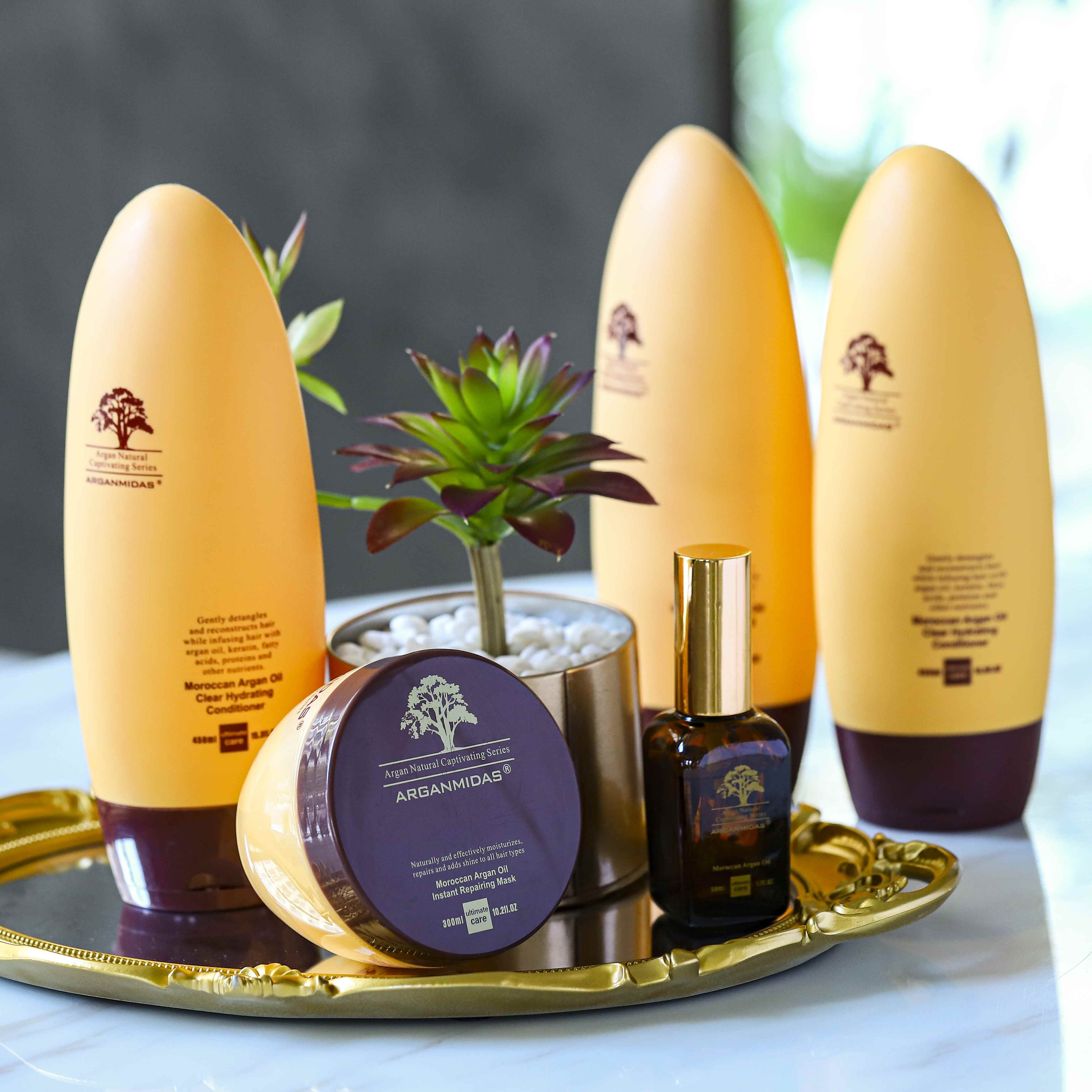 Arganmdias herbal morocco argan hair oil repair damaged heat protectant argan oil hair serum