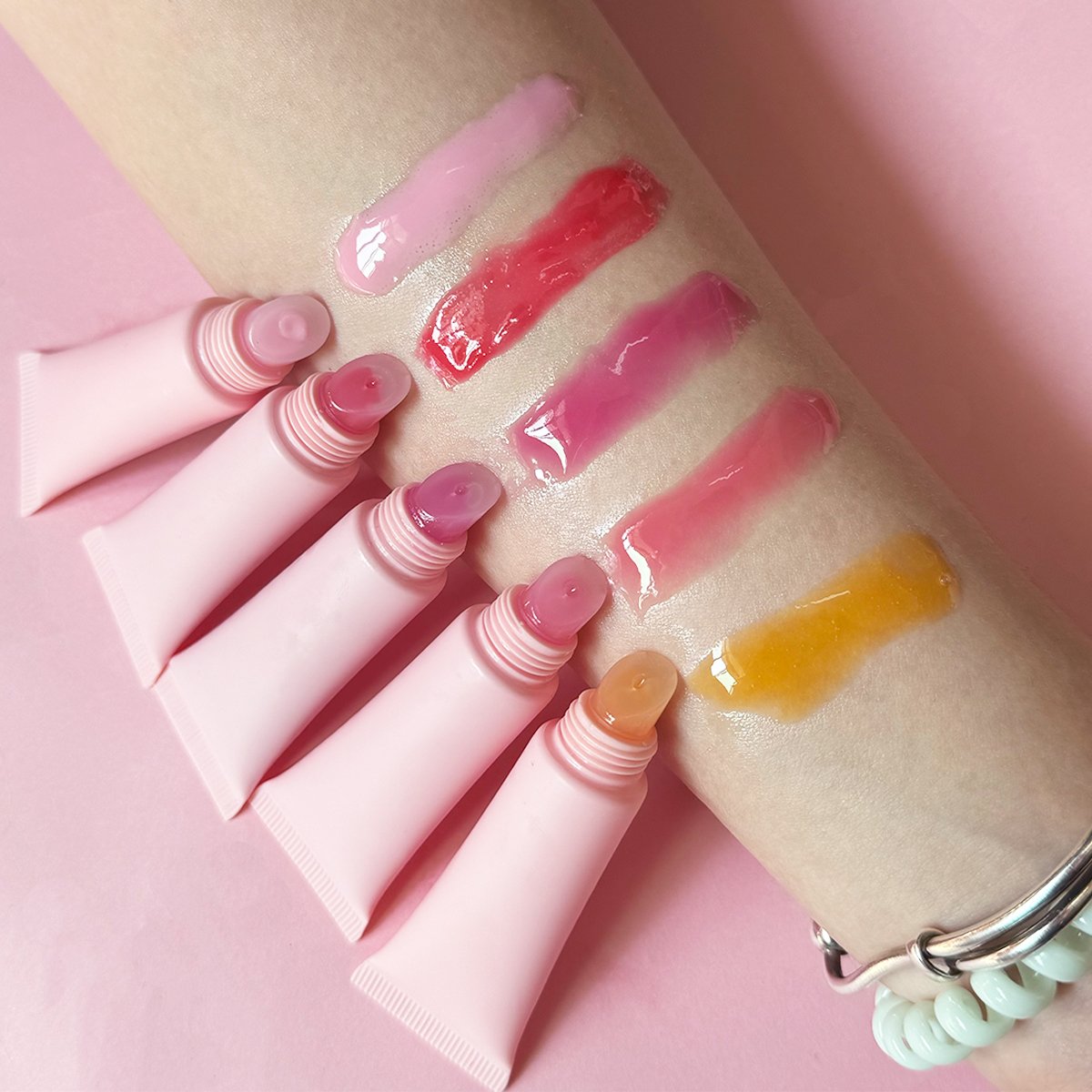Custom label stickers moisturizing lightening aloe vera lip sleeping balm manufacture scented lip maskes lip balm