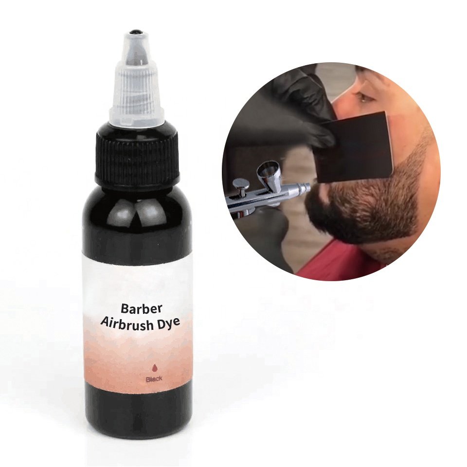 Easy Application Natural Black Beard Color & Hair Dye for Facial Gray Hair Coverage