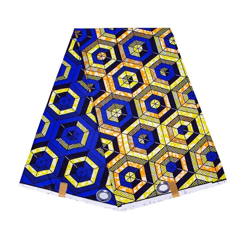 loincloth textile ankara wax cotton fabrics african java wax printed gold print fabric hollandais 6 yards