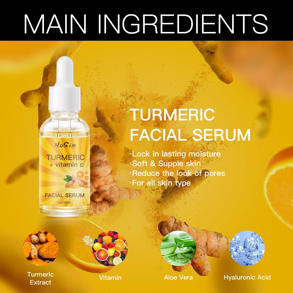 Wholesale Private Label Hot Sale Skin Care Natural Vegan Turmeric Face Body Set Facial Serum Clay Mask Cream Cleanser Foam