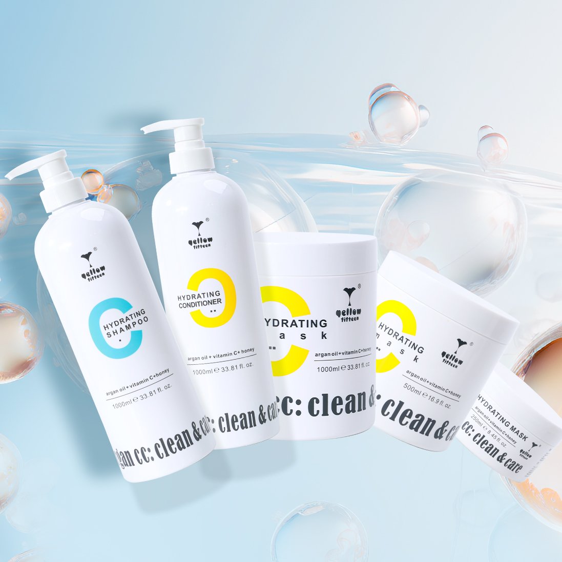 Private Label Honey Shampoo And Conditioner For Hair Against Breakage And Damage