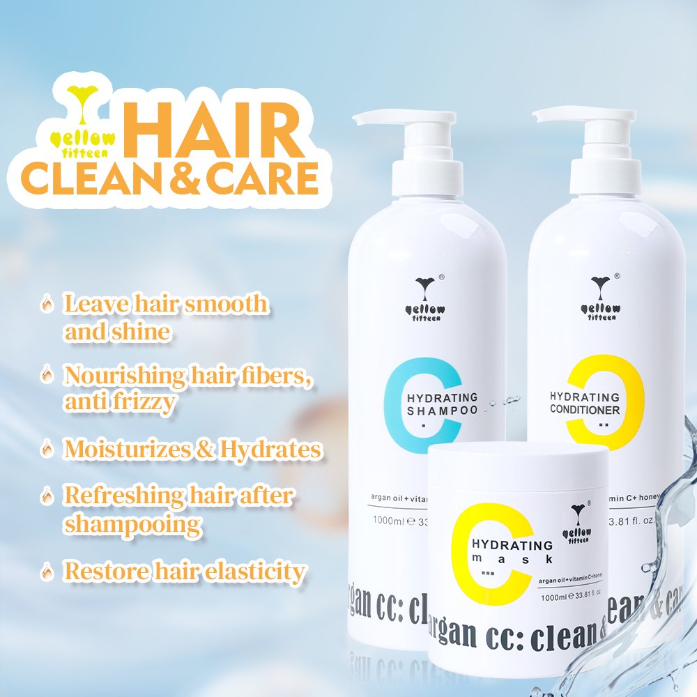 Private Label Honey Shampoo And Conditioner For Hair Against Breakage And Damage